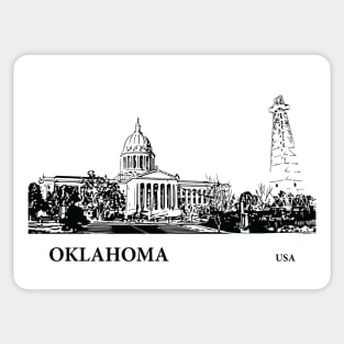 Oklahoma State USA Sticker